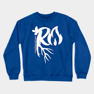 Root of Revival logo in white! Crewneck Sweatshirt